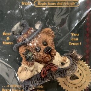 Boyds bear wear collection Uncle Elliot Pin